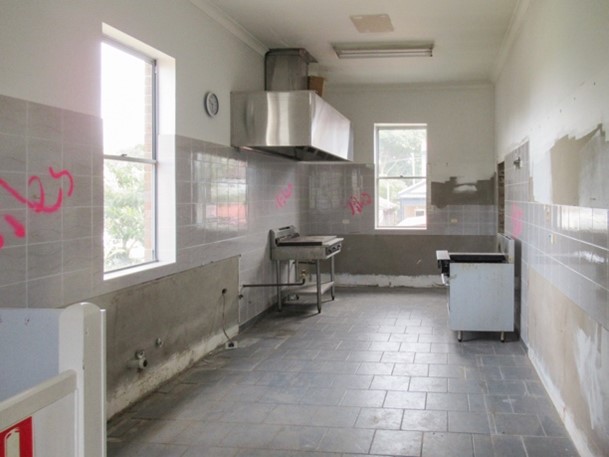 Kitchen with most fittings removed